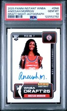 PSA 10 2025 Panini Instant WNBA Draft Night Aneesah Morrow #DN6 Auto Rookie RC