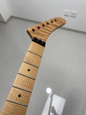 New Floyd nut Stainless steel 24Frets Roasted Flame Maple Electric guitar Neck