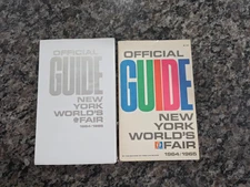 Official Guide New York World's Fair 1964 1965 with Rare Vinyl Cover & BONUS