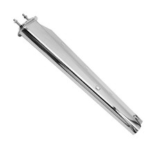 Heavy-Duty 30" Stainless Steel Mud Flap Hanger for Trucks - Polished Finish,