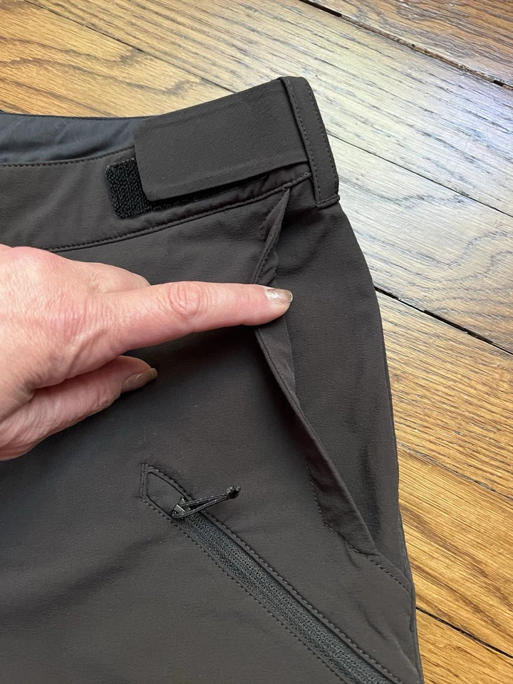 Pantalones de Trail Patagonia Point Peak - Para Mujer 14 - Negros - Resistentes al Agua Foto 3 de 4