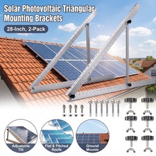 28inch Adjustable Solar Panel Mount Mounting Rack Bracket -- Boat, RV, Roof