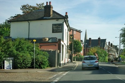 Photo 6x4 The Spread Eagle, Brentwood On a tight triangular site between  c2011