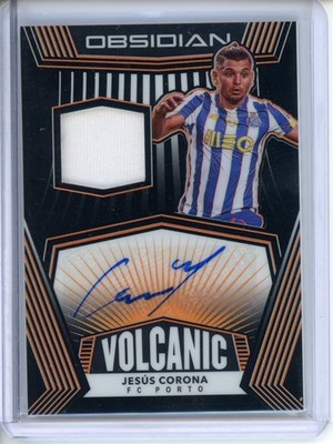 Jesus Corona 2020-21 Panini Obsidian #VO-JCO Volcanic Material Signatures 20/50