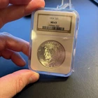 1924 P PEACE 90% SILVER $1 DOLLAR NGC CERTIFIED MS 63 MS63 PHILADELPHIA US MINT