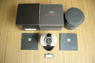 TAG HEUER CV2110-0 CARRERA CHRONOGRAPH PROFESSIONAL DEPLOYMENT WATCH & BOX SET B