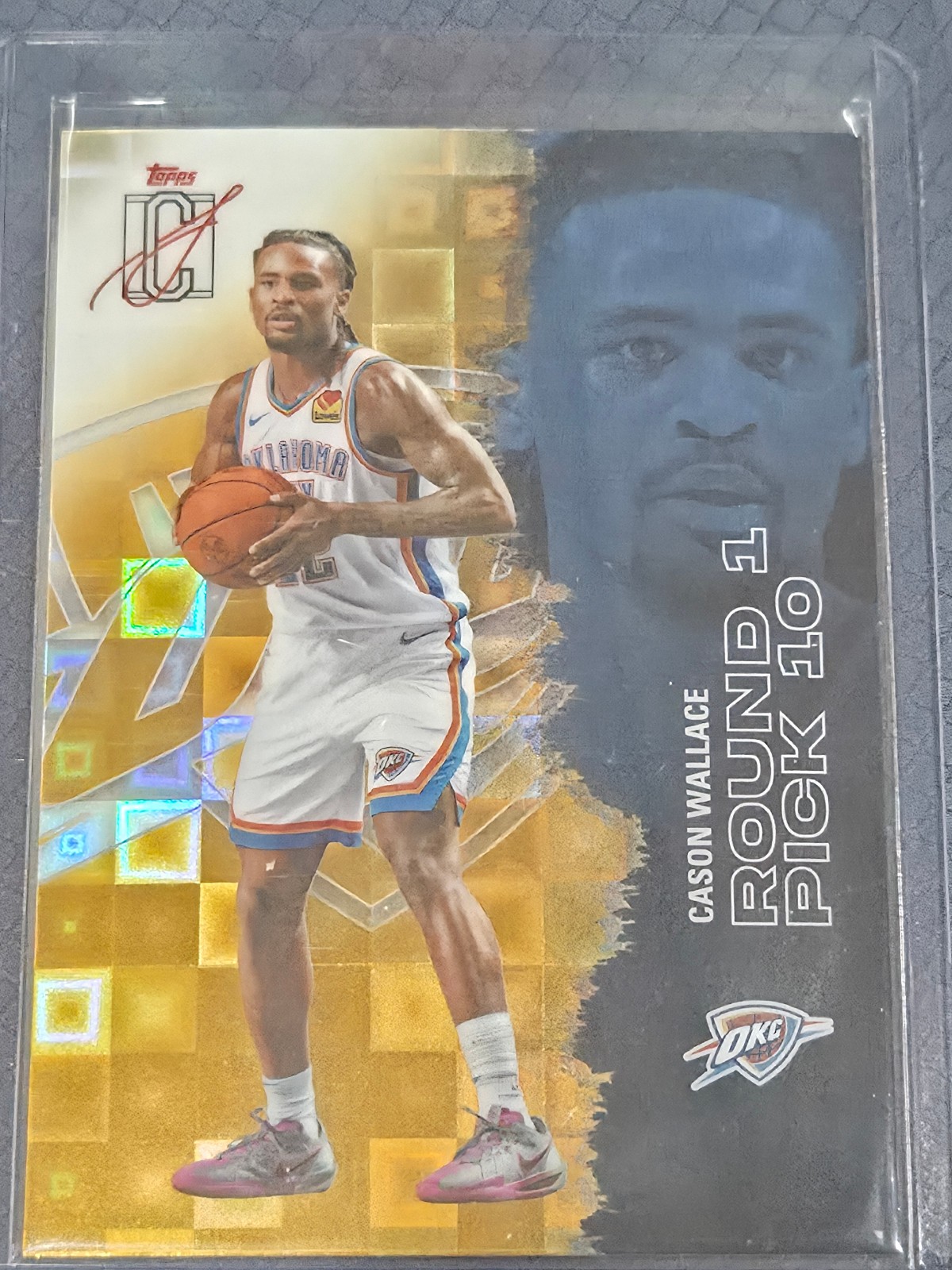 25/26 Topps signature Class basketball Cason Wallace Yellow Pandora #31