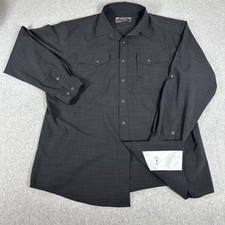 Ariat Tek Heat Series Men's Stretch Large Vented Long Sleeve Button Up Shirt