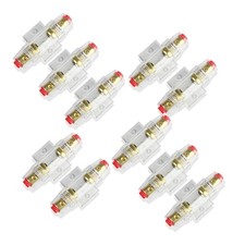 10 Absolute In-Line AGU Fuse Holder 4/8/10 Gauge AWG In/Out AGH4 4,8,10G