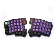 Silakka54 Split Ergonomic Mechanical Keyboard 54-Key Wired QMK/Vial Hot-Swap New