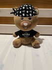 Hard Rock Hotel Plush London Limited Edition Teddy Bear Black- 10" Sitting