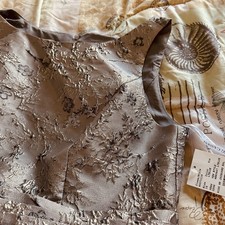 Oleg Cassini Mother of The Bride Groom Dress From David's Bridal Silver 16 NWT