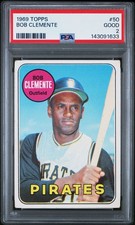 1969 Topps BOB CLEMENTE #50 PSA 2 GOOD