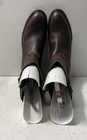 Rielero Men's Dark Brown Leather Pull On Western Roper Work Boots Size 9.5 — photo 5