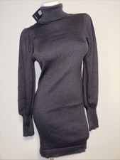 Fashion Nova Bubble Babe Sparkle Turtleneck Sweater Dress Stretch NWT XL