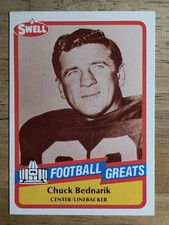 1989 Swell Greats #71 Chuck Bednarik