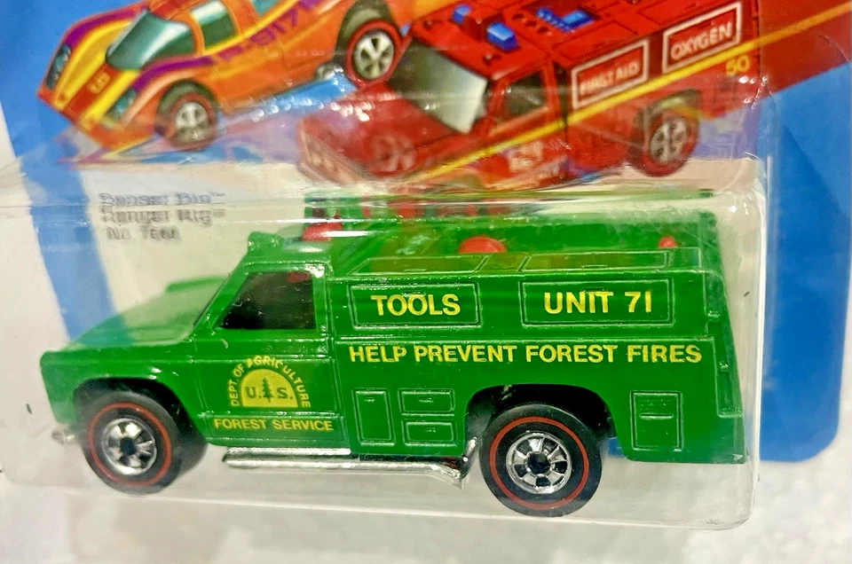 Hot Wheels Redlines Flying Colors Ranger Rig Mint In Bp - Image 2 of 4
