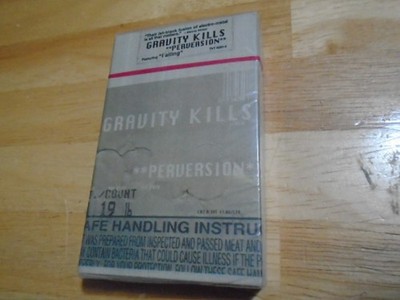 SEALED RARE OOP Gravity Kills CASSETTE TAPE Perversion 1998 industrial swans BOX