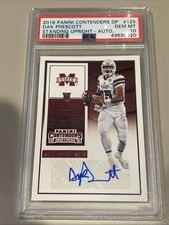 2016 Contenders Draft Picks College Ticket Dak Prescott PSA 10 Rookie Auto RC