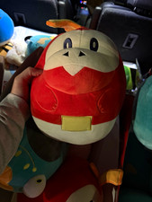 Squishmallows Pok mon Fuecoco 10 in Plush Stuffed Animal Red White Yellow