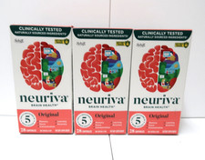 Schiff Neuriva Original for Brain Health,Memory, Focus 3 28 Capsule Boxes NIB