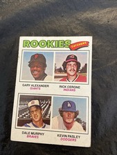 1977 Topps Rookie Catchers #476 Dale Murphy Creased Atlanta Braves