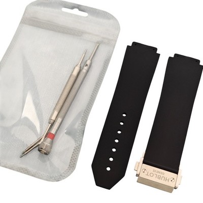 Rubber Strap for Hublot Classic Fusion Series   25x19mm Watch Band Replacement
