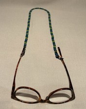 Eyeglass Chain Multicolored Colored Beaded Flowers No glasses incl
