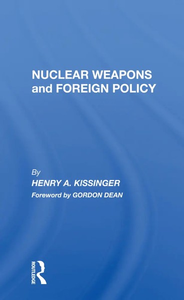 Nuclear Weapons And Foreign Policy Henry Kissinger Taschenbuch Englisch 2020-image