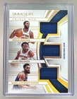 Jalen Brunson Karl-Anthony Towns Bridges 2024 Panini Immaculate GU Patch 21/99