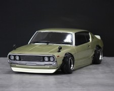 Pandora RC 1/10 Nissan Skyline KPGC110 2000GT Drift Body Set Clear 257-260mm