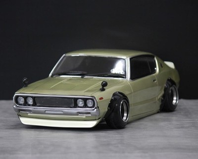 Pandora RC 1/10 Nissan Skyline KPGC110 2000GT Drift Body Set (Clear) (257-260mm)