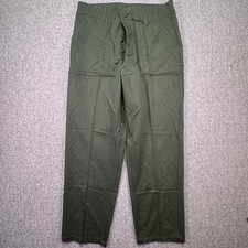 Vintage 1976 US Army OG-507 Utility Baker Pants Fatigue Trousers 36x31 NOS