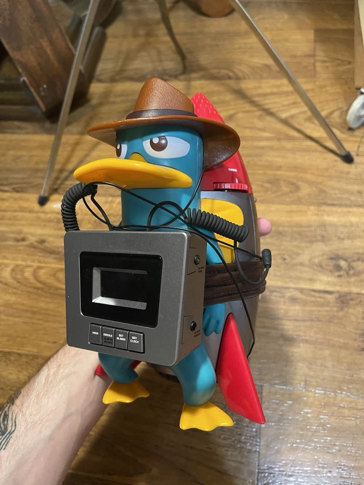 Radio Reloj Despertador Disney Perry Platypus Awake-Inator Phineas & Ferb Tiene Problemas  Foto 3 de 4