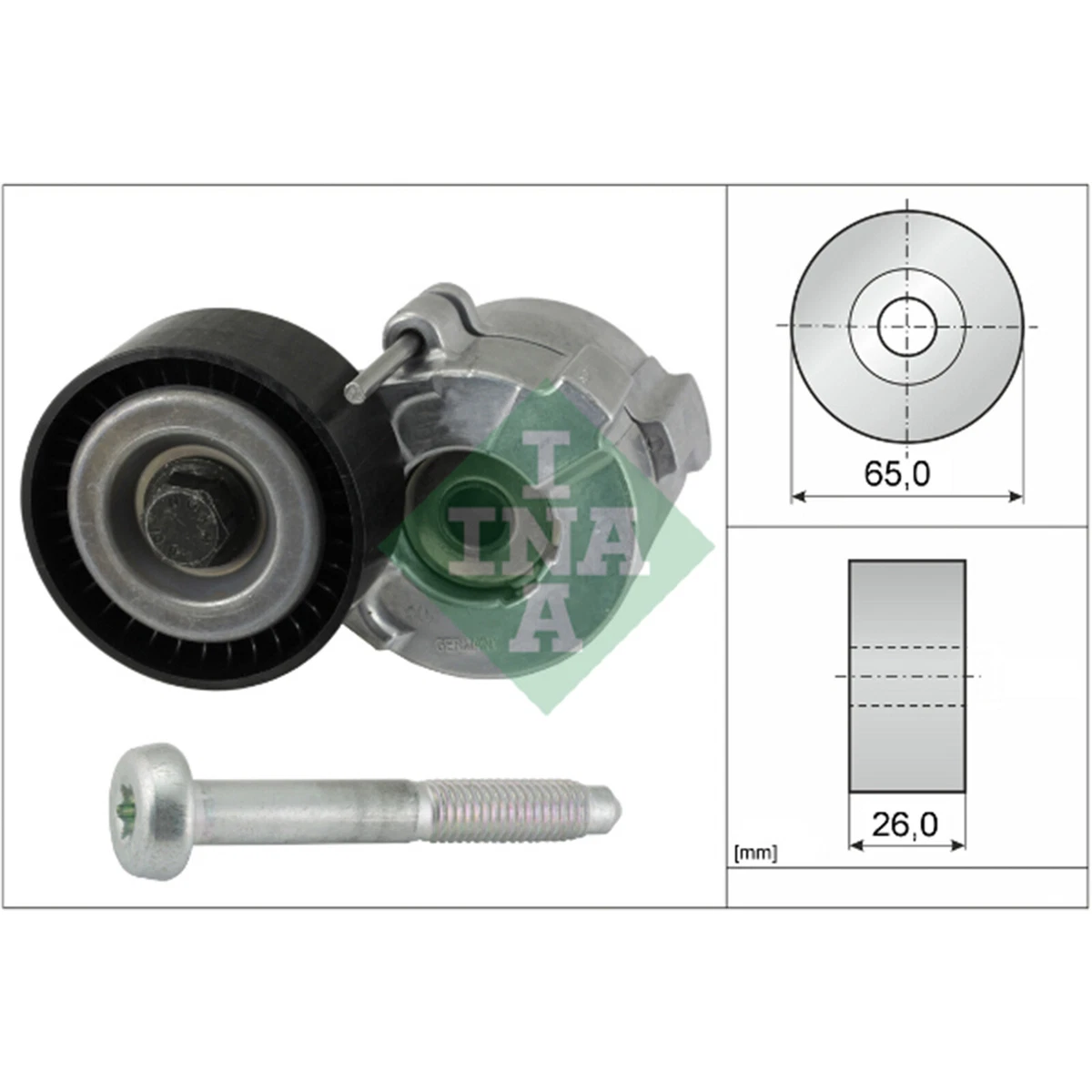 FOR VAUXHALL ASTRA H VECTRA C ZAFIRA B 1.9 CDTI AUXILIARY BELT