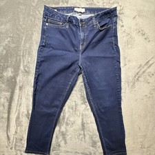 Calvin Klein Women  s Size 14 W Black Stretch Skinny Ankle Pants