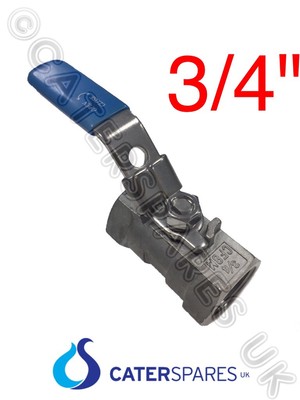 3/4'' BSP HOCHTEMPERATUR UNIVERSAL FRITTEUSE ÖLABLASS ABSPERRHEBEL KUGELHAHN