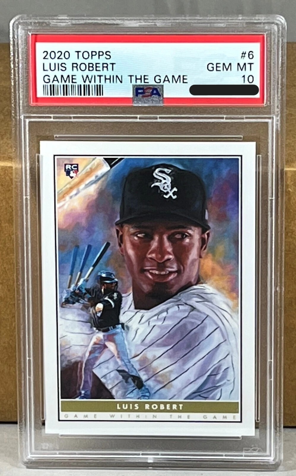 2020 TOPPS Game Within The Game #6 LUIS ROBERT PSA 10 ROOKIE BASEBALL