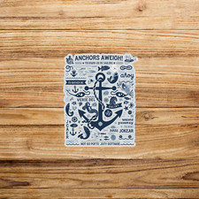 Nautical Anchor Sticker - Sailing Puns  Maritime Humor Vinyl Decal 3247