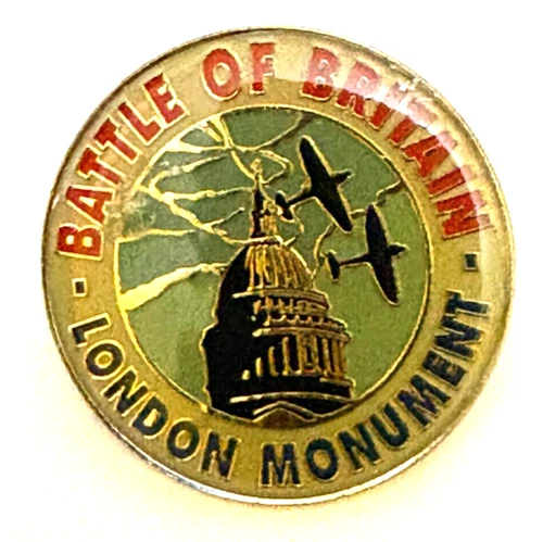 Battle of Britain Metal Enamel Pin Badge Brooch LONDON MONUMENT Souvenir