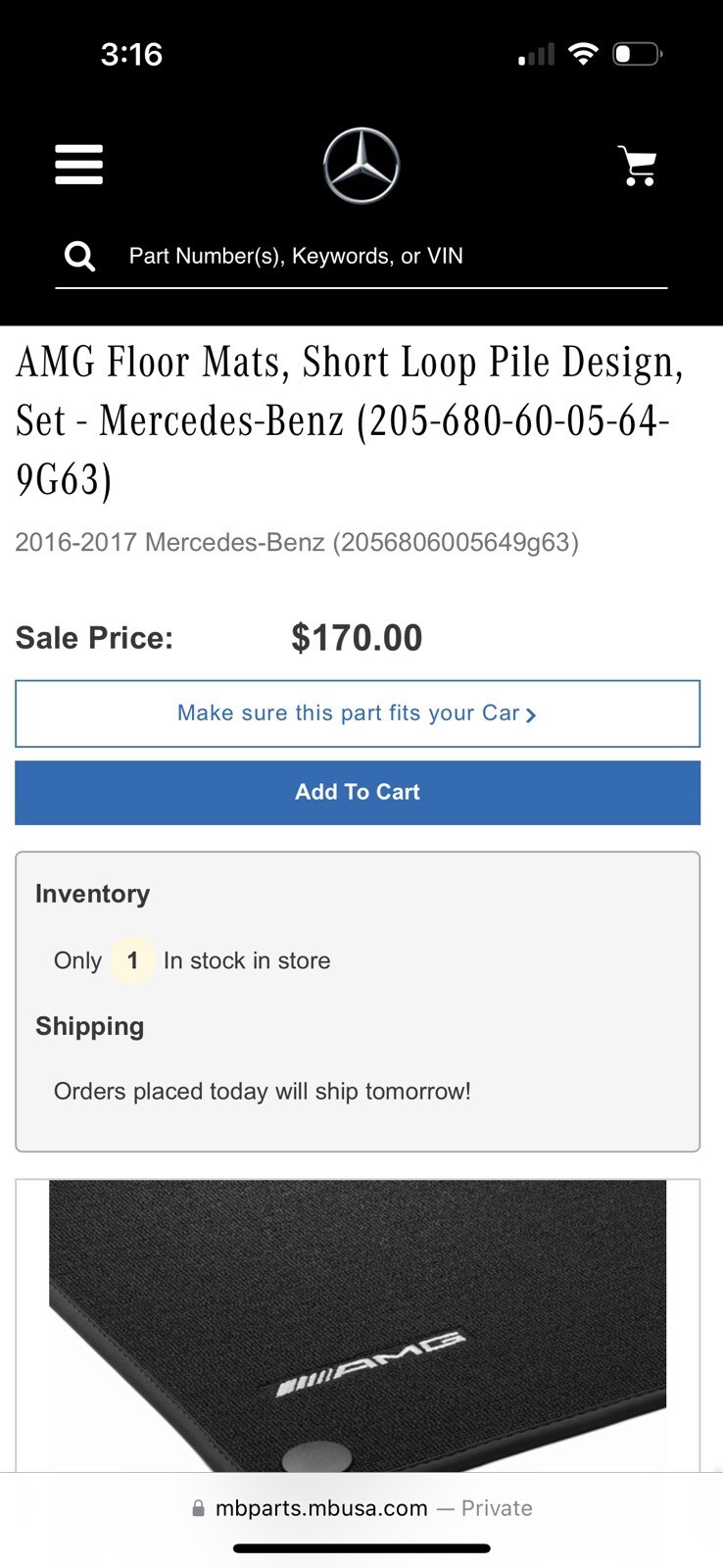 Genuine Mercedes AMG Floor Mats eBay