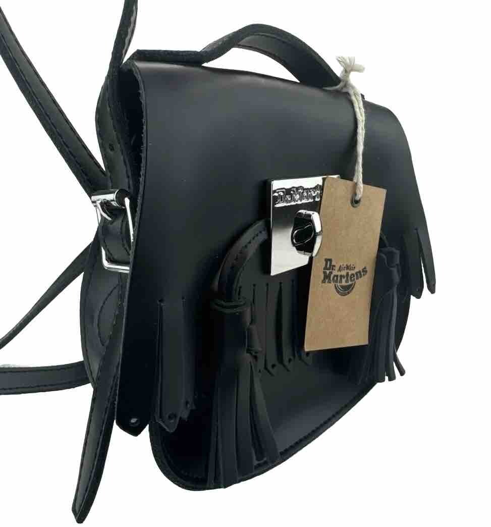 Dr. Martens Tasseled Fringe 7” Inch Saddle Cross Body