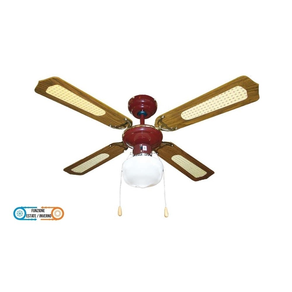 Ventilatore Da Soffitto Vinco 140cm | 5 Velocità Con Selettore A Parete | Bianco 55W Per Interni - Foto 9