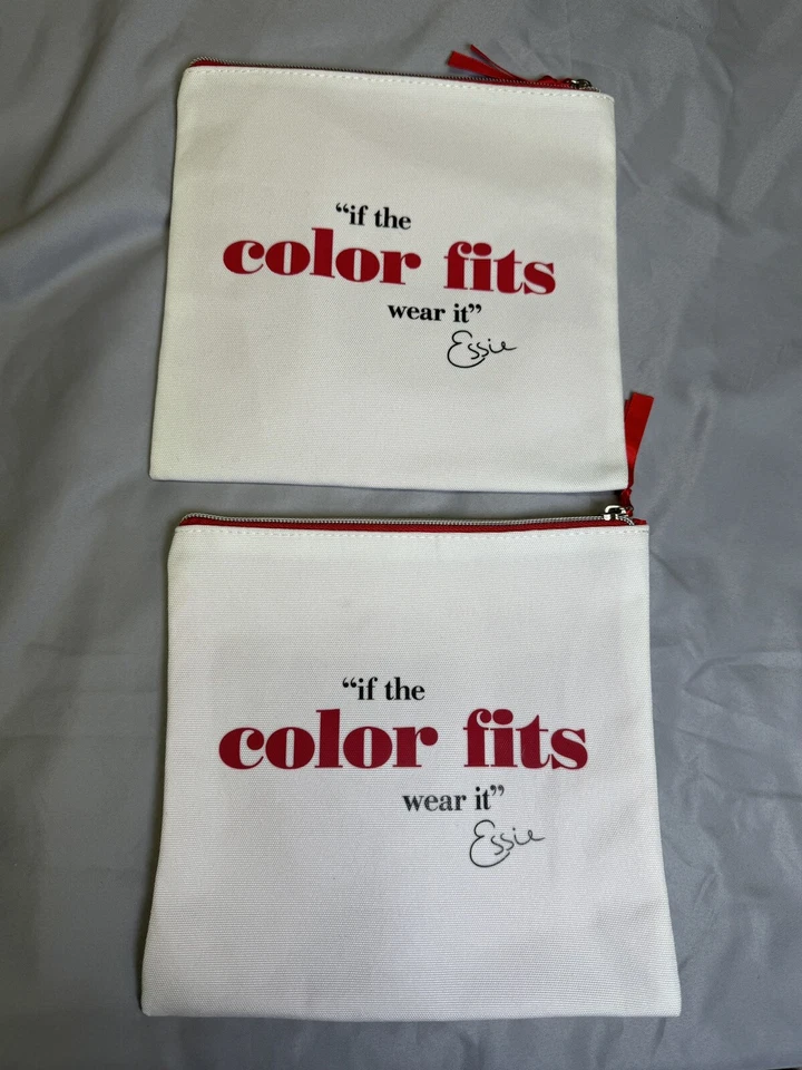 Essie Makeup Cosmetics Bag Pouch - lot of 2 - Image 4 of 4