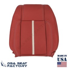 Für 2010-2014 Ford Mustang Gt Coupe Fahrersitzbezug oben - LEDER ROT