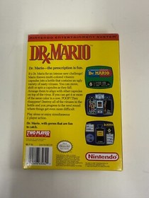 DR. MARIO NINTENDO NES VIDEO GAME CIB COMPLETE MINT INSERTS DRX