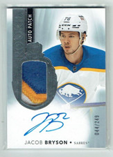 21-22 UD Upper Deck The Cup  Jacob Bryson  /249   Rookie  Patch  Auto