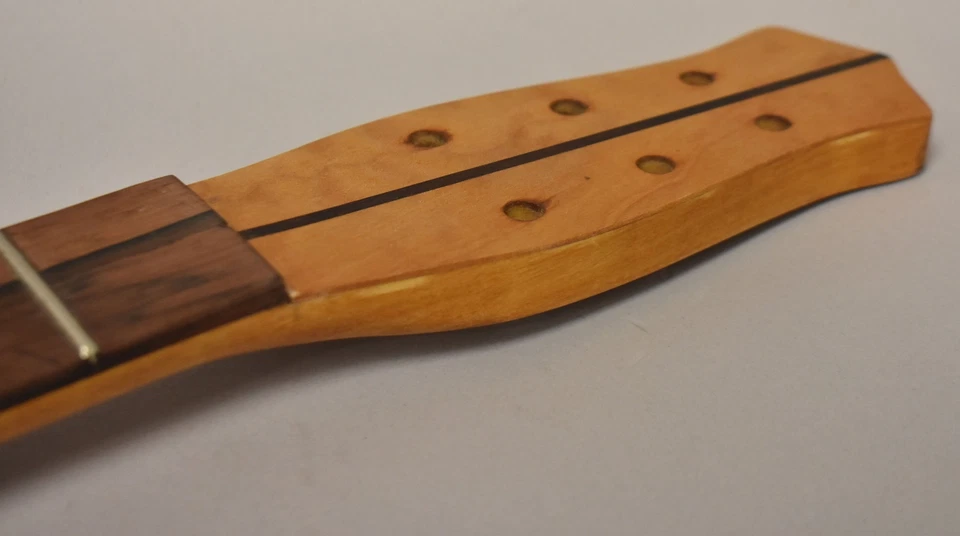 1960's Danelectro "Traditional Peghead/Bottle" Prototype Neck Natural w/Box - Image 3 of 4