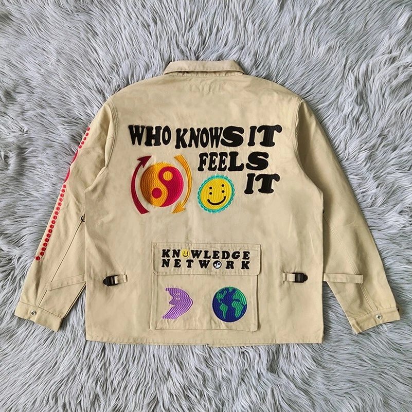 Pharrell Style: CPFM.XYZ Knowledge Jacket With Heavy Pharrell Style: CPFM.XYZ Knowledge Jacket With Heavy