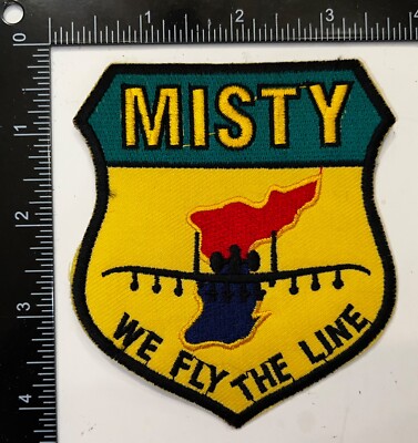 USAF 25th Fighter Squadron Misty We Fly The Line Korea A-10 Patch